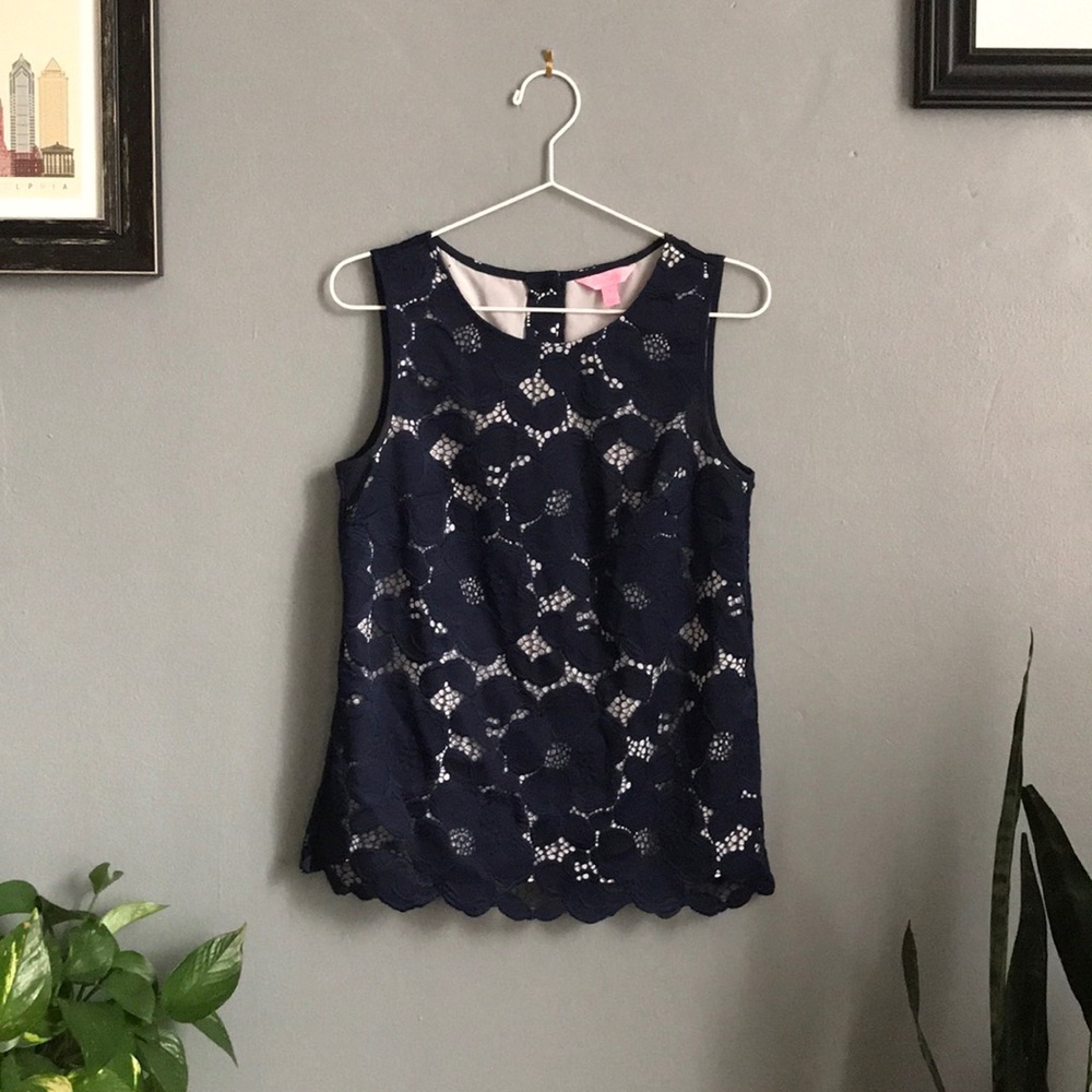 Lilly Pulitzer lace blouse